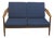FD 164 Two-Seater Teak Sofa by Arne Vodder for France and Sohn, Denmark, 1960s For Sale