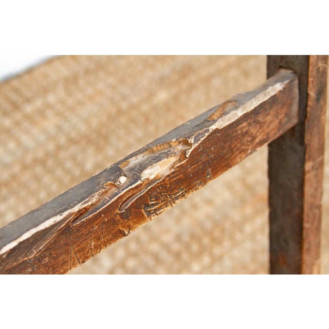 Wood Antique Folding Travelers' Chair For Sale - Image 7 of 10