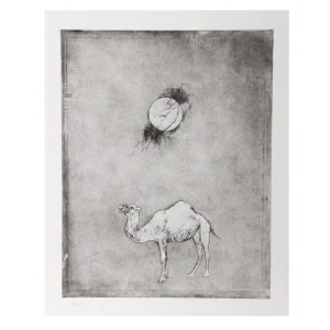 Donald Saff - Camel Moon Etching
