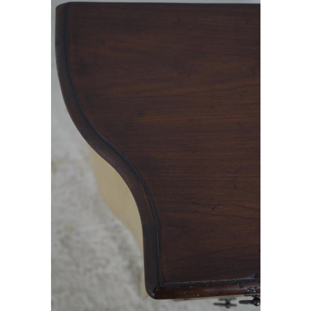 1990s Italian Continental Style 2 Drawer Painted Commode Chest For Sale - Image 12 of 17