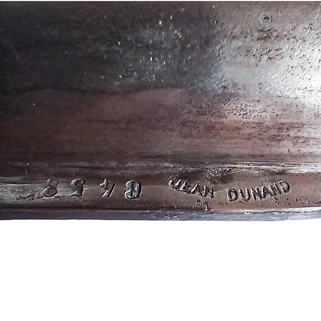 Jean Dunand Dinanderie Tray, Hammered Metal, Art Deco For Sale - Image 9 of 15