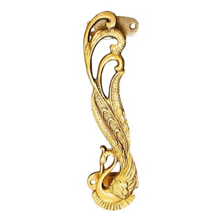Golden Peacock Door Handle For Sale