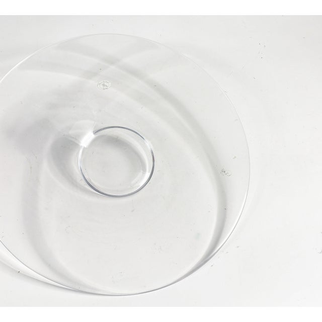 1920s Transparent Glass Plate from Duccio Di Senj, Italy, 2000s For Sale - Image 5 of 8