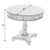 Traditional Fredrik 34 in. W Round Wood Pedestal Base Game table, Cherry For Sale - Image 3 of 8