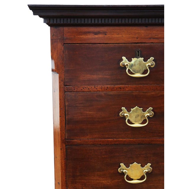 Antique Mahogany Chest of Drawers, 1700s For Sale - Image 5 of 9