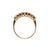 Metal 18k Yellow Gold 0.58ct Baguette Diamond Half Eternity Band Ring, Size 4.75 For Sale - Image 7 of 8