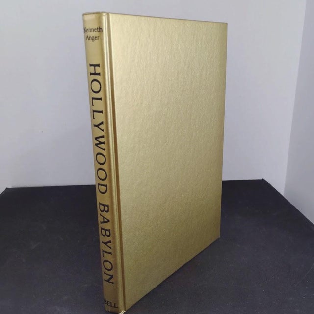 Art Deco Hollywood Babylon by Kenneth Anger, 1981 Gold Bell Edition Hardcover Book For Sale - Image 3 of 9