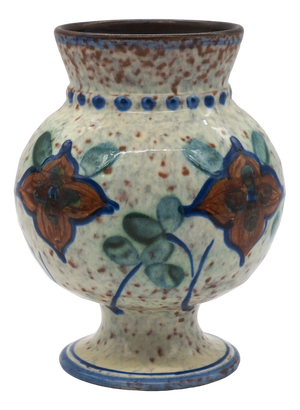Glazed Pottery Vase from Uppsala Ekeby, 1920s