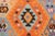 Textile 1990s Tribal Kilim Rust Blue Wool Rug - 8'5" X 10'1" For Sale - Image 7 of 7
