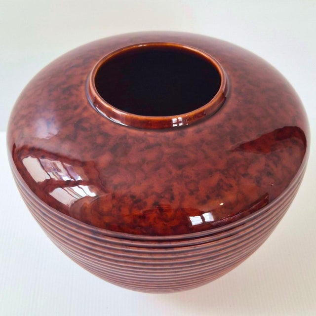 Ceramic Vintage French Ceramic Vase from Saint-Clement, 1960s For Sale - Image 7 of 9