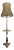 Neoclassical Style Floor Lamp in Onyx For Sale