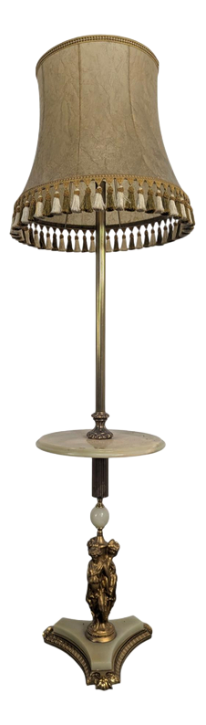 Neoclassical Style Floor Lamp in Onyx
