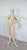 Vintage Female Woman Fiberglass Full Mannequin Dress Form Display on Stand. Circa Mid 20th Century. Measurements: 70" H x...