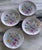 Late 20th Century Vintage Reutter Porzellan Germany Flowers & Ribbon Motif Butter Pat Plates - Set of 4 For Sale - Image 5 of 12