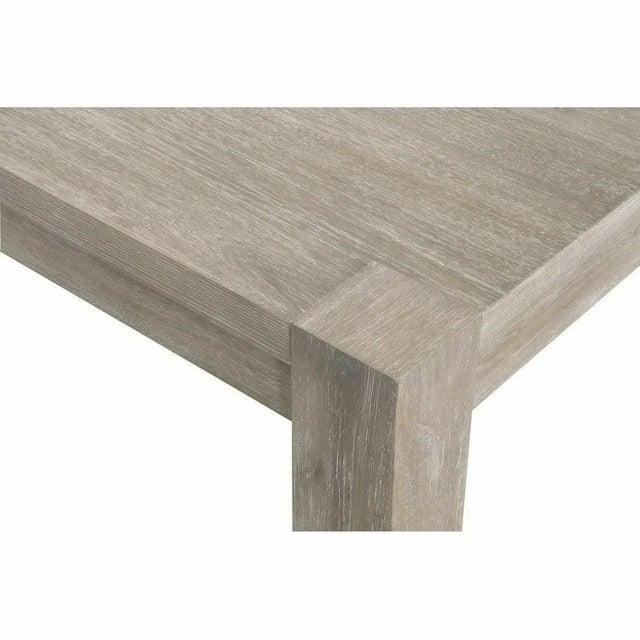 Wood 102.5" Solid Wood Extendable Dining Table by Essentials for Living For Sale - Image 7 of 7