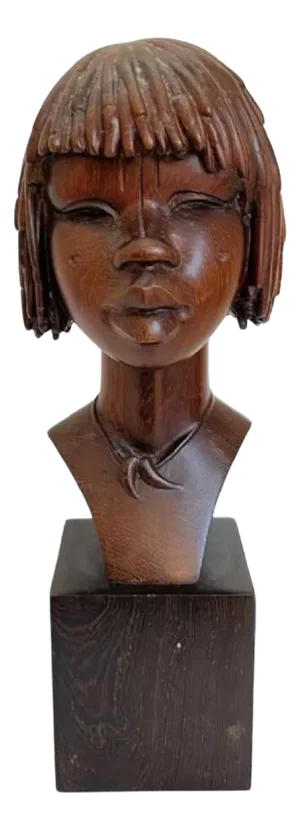 Africanist Sculpture in Palm Wood, 1950