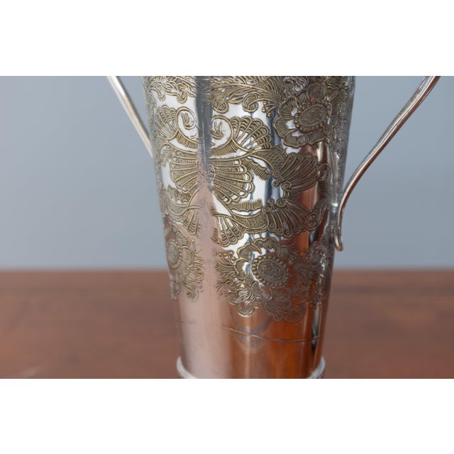 Wood Vintage Silver Plated Trophies, 1950, Set of 5 For Sale - Image 7 of 10