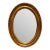 Vintage Gilt Italian Oval Mirror For Sale