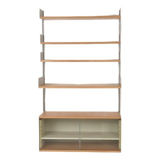 Model 606 Shelving System in Beech by Dieter Rams for Vitsoe, Germany, 1960s For Sale