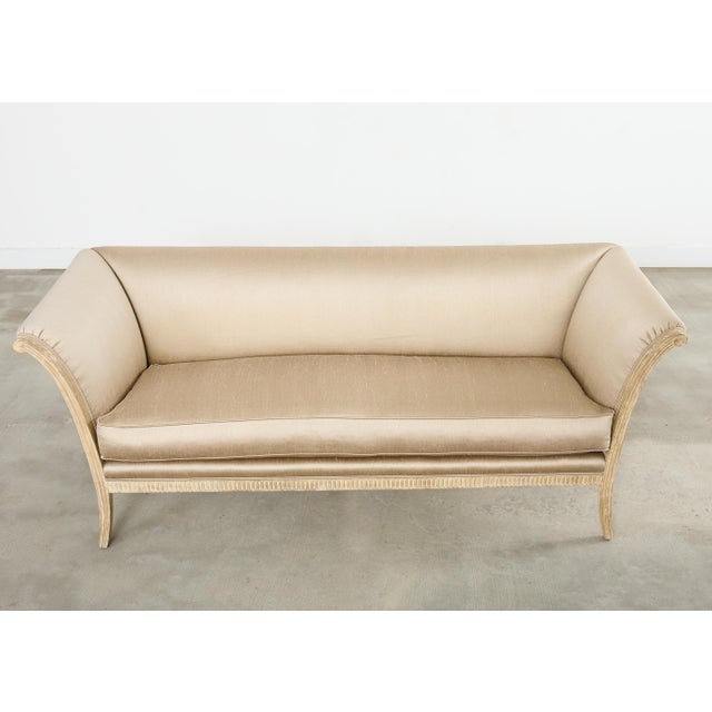 Sally Sirkin for Robert Scott Regency Style Flared Sofa For Sale In Sacramento - Image 6 of 18