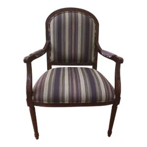 Ethan Allen Carved French Regency Style Nicole Accent Arm Chair