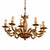 Rococo-Style Gilded Bronze 6-Light Chandelier, 1980s For Sale - Image 4 of 6