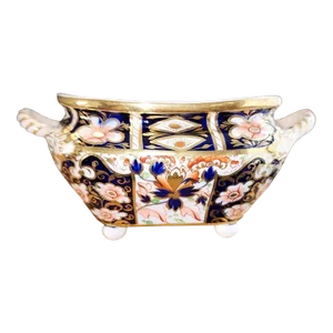 19th Century Royal Crown Derby Imari Footed Twin Handled Server