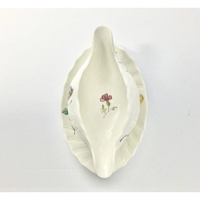 Contemporary 1990s Villeroy & Boch “Bouquet” Porcelain Gravy Boat For Sale - Image 3 of 5