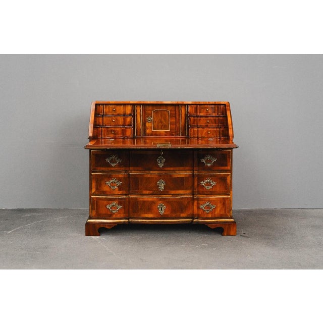 Baroque Style Slant-Folding Secretary For Sale - Image 4 of 18