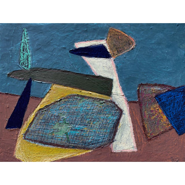 "Ill Be Your Dandelion" Original Mixed-Media Abstract on Panel by Zac Woodiel For Sale In Little Rock - Image 6 of 7