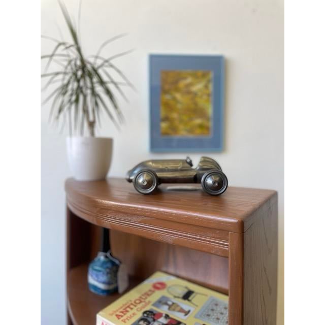 Mid-Century Modern Vintage Corner Display Shelf For Sale - Image 3 of 8