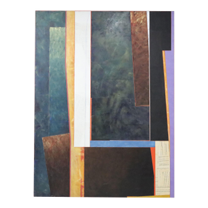 Monumental John Pavlicek (American/Texas B. 1946) Painting, "k.m.b." , 1988