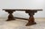 19th Century French Provincial Oak Farmhouse Trestle Dining Table For Sale - Image 15 of 18