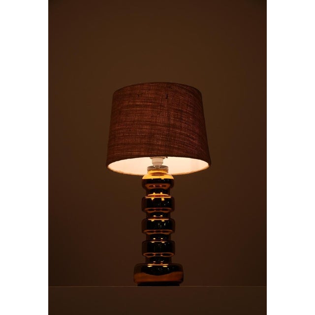Swedish Glass Table Lamp, 1960s For Sale - Image 6 of 9