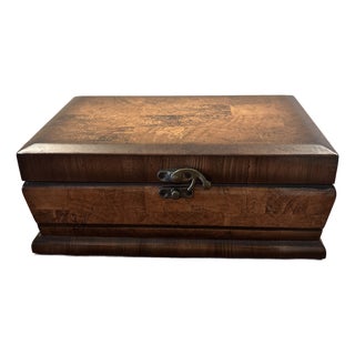 Medium Wooden Chess Storage Box For Sale