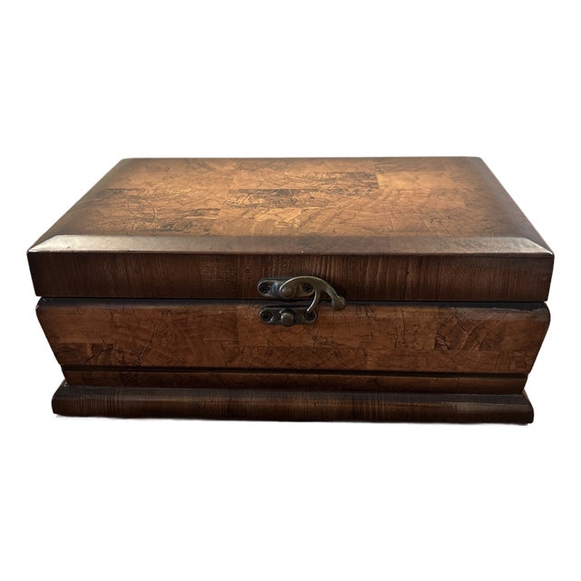 Medium Wooden Chess Storage Box For Sale