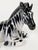 Mid 20th Century Vintage Ceramic Seated Zebra Figure For Sale - Image 5 of 7