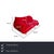 Here you get a true statement piece, whose extravagant shape and red velvet instantly reveal who lives here. The Bretz...