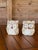 White Pair of Vintage Seashell Encrusted Owl Figurines For Sale - Image 8 of 11