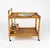 Mid-Century Modern Bamboo and Rattan Serving Bar Cart, Italy, 1960s For Sale - Image 4 of 17