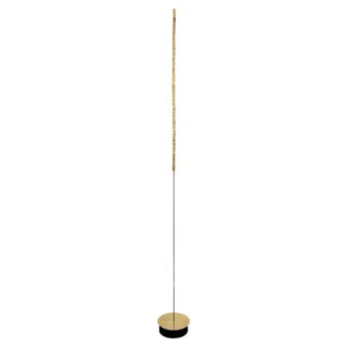 Sculptural Brass Howl Floor Lamp by Morghen Studio For Sale