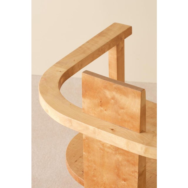 Swedish Birch Armchair, 1990s For Sale - Image 6 of 9