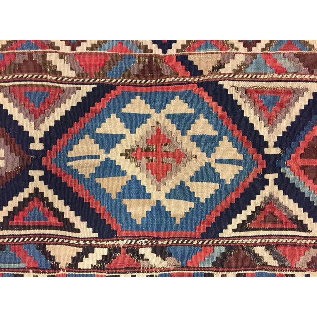 Vintage Caucasian Shirvan Kilim, 7' X 11'8 For Sale - Image 13 of 14