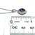 Diamond Sapphire Necklace 2.32 TCW 18k Gold Women Certified For Sale - Image 9 of 10