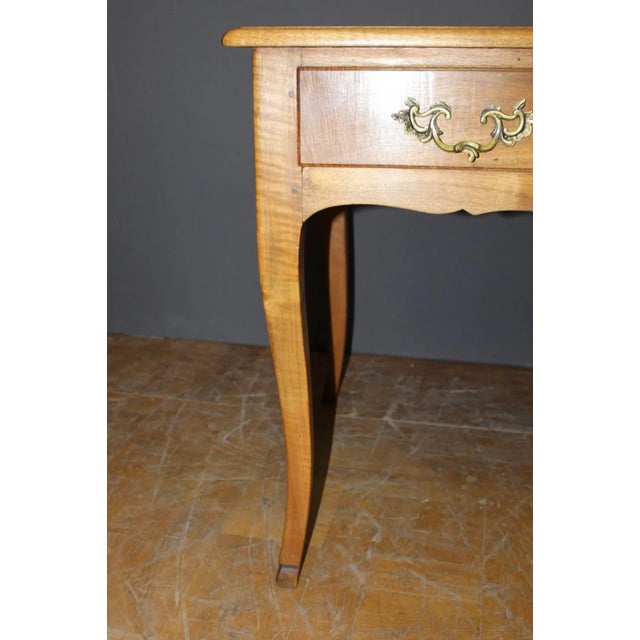 Louis XV Style Flat Desk in Walnut, 19th Century For Sale - Image 13 of 15