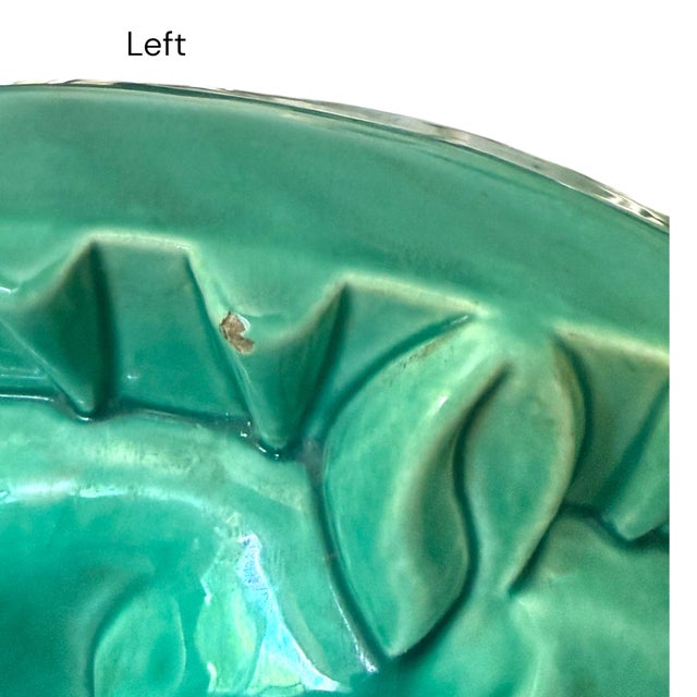 Pair of Art Deco Style Turquoise Ceramic Horse Bookends, 10” Sculptural Figures For Sale - Image 12 of 12