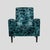 French Art Deco Lounge Chair in Emerald Green For Sale - Image 4 of 5