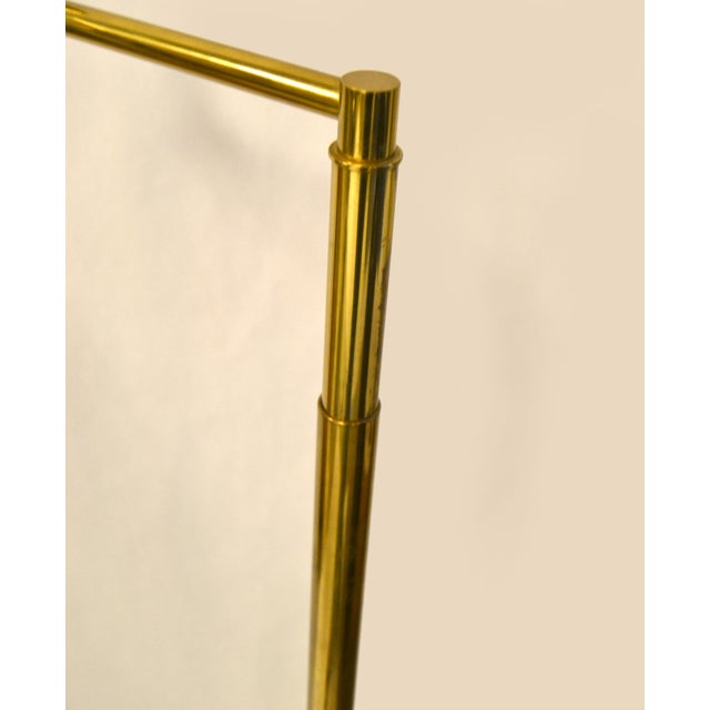 1970s Koch & Lowy Mid-Century Modern Adjustable Swing Brass Pharmacy Floor Lamp For Sale - Image 12 of 18