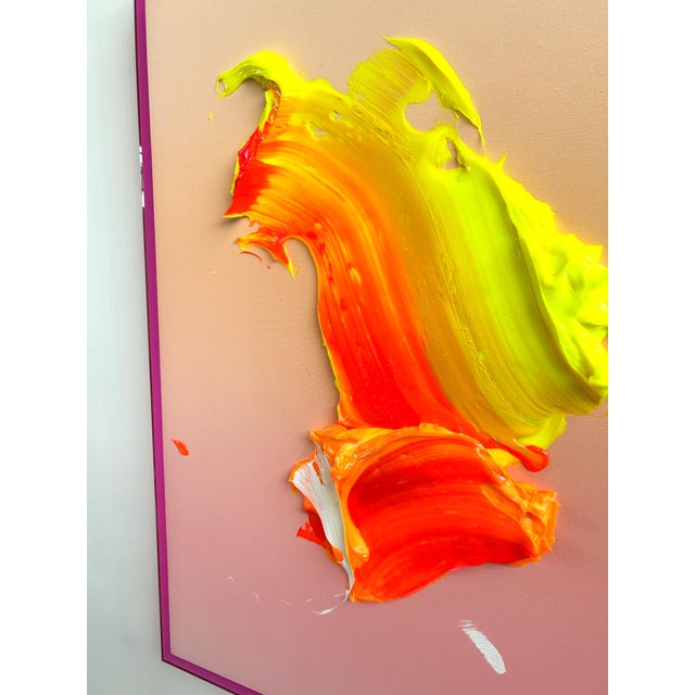 2020s Contemporary Abstract Acrylic on Canvas "Dopamine" by Nikolaos Schizas For Sale - Image 5 of 6