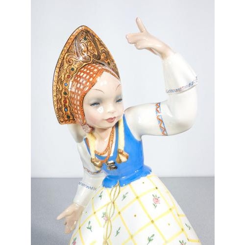 Ceramic sculpture by c.i.a. Manna, russa, no. 475. Turin, italy, 1930s origin turin, italy period 1930s artist the...